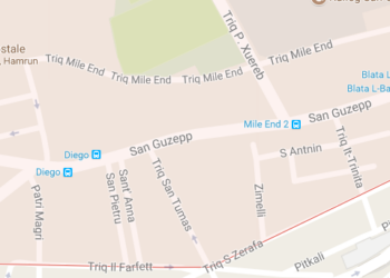 A fuoco un supermarket a Hamrun