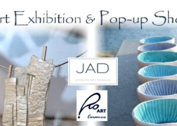 Martedì 18 luglio: Mostra d’arte e temporary shop di JAD e Ro Art Ceramics