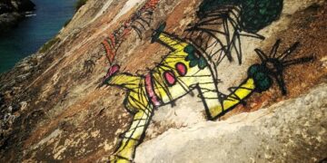 Xlendi: un «artista» britannico regala un capolavoro di vandalismo