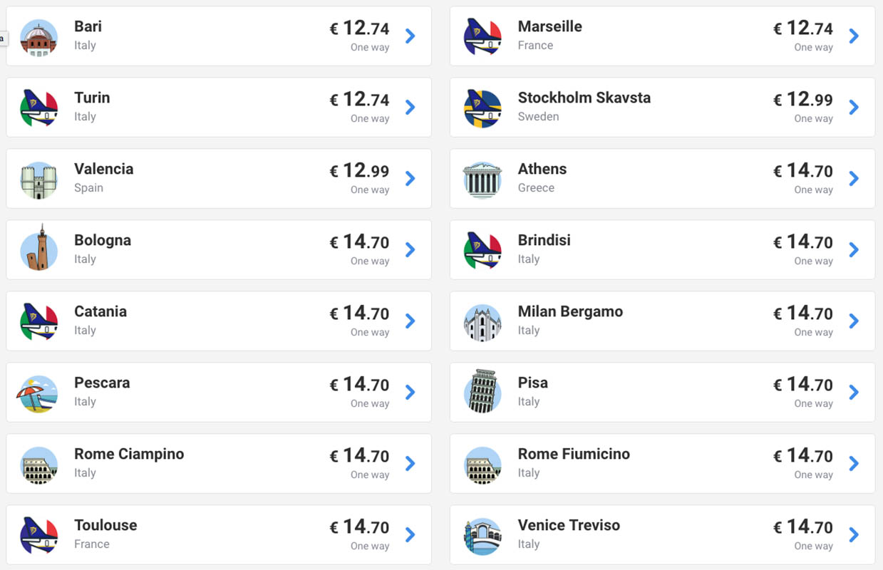 A partire da 13 euro: nuova campagna promozionale Ryanair