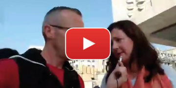 Manifestazione a Valletta, Carluccio intervista Marlene Farrugia [video]