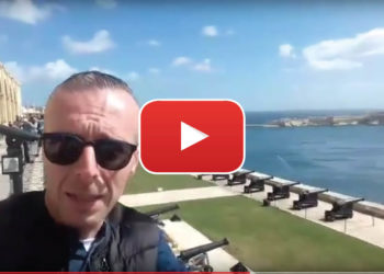 Il colpo di cannone sopra Valletta [video]