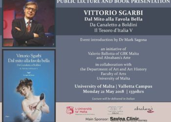 Il critico d’arte Vittorio Sgarbi a Malta per presentare il suo ultimo libro