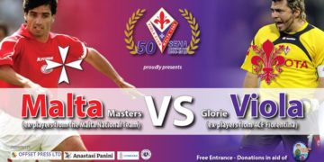 Vecchie glorie della Fiorentina a Malta per festeggiare il Viola Club