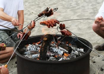 Barbeque in spiaggia