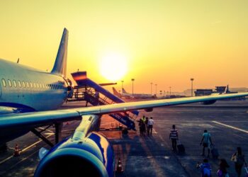 Aereo sulla pista