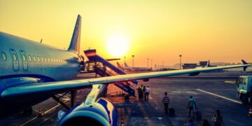 Aereo sulla pista