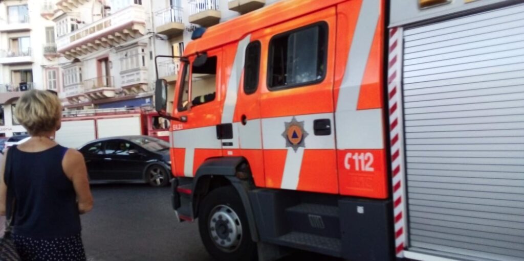 incendio albergo Sliema