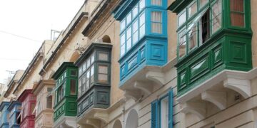 Tipici balconi maltesi
