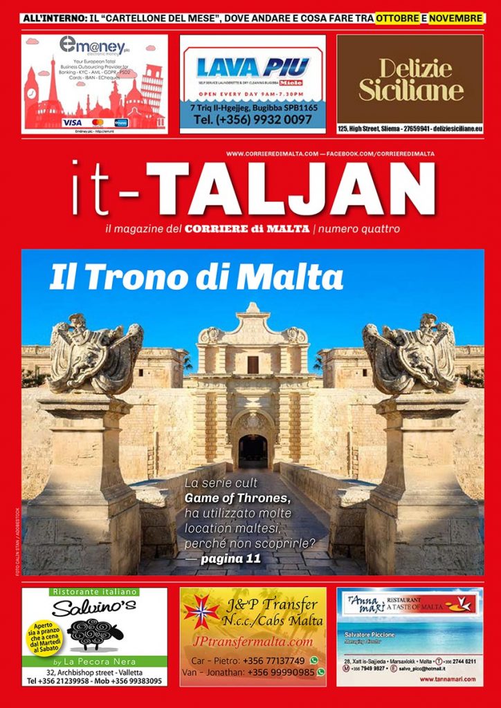 Copertina del quarto numero del magazine "it-Taljan"