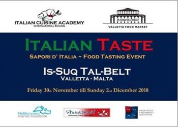 Italian Taste: dal 30 novembre is-Suq tal-Belt ospita i sapori italiani