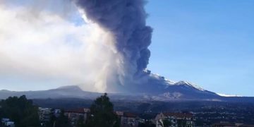 etna eruzione catania