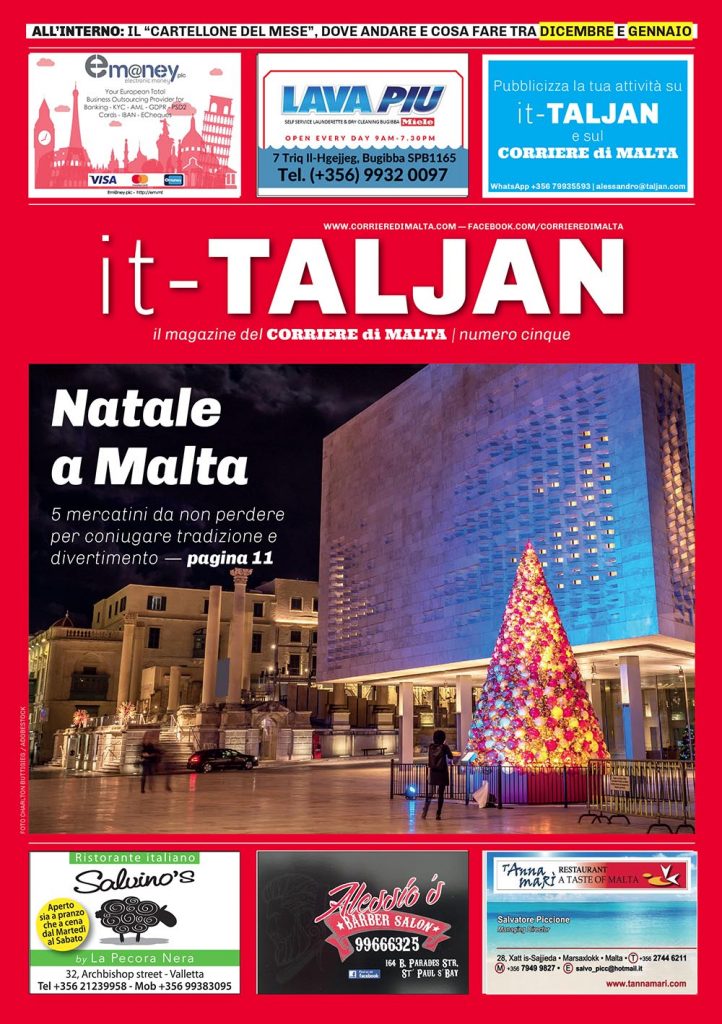 Copertina del quinto numero del magazine "it-Taljan"