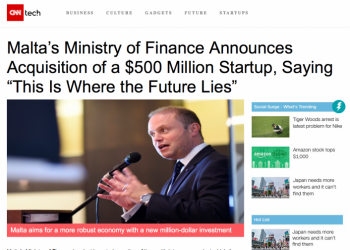 Fake blockchain news