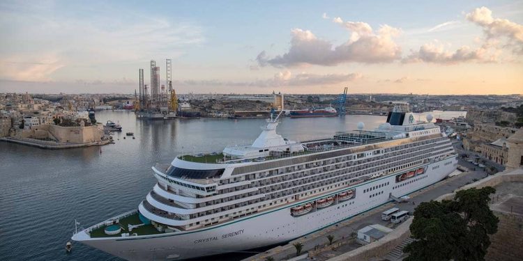 nave da crociera valletta grand harbour