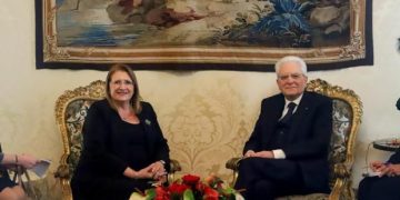 Incontro di congedo tra i Presidenti della Repubblica di Malta e Italia