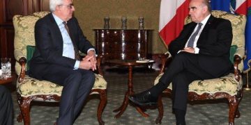 L’Ambasciatore italiano Sammartino incontra il Presidente George Vella