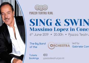 Massimo Lopez in concerto al Teatru Rjal di Valletta il 6 giugno