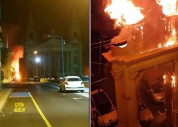 Incendio all’arco di San Publio (Floriana): arrestato un tassista