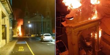 Incendio all’arco di San Publio (Floriana): arrestato un tassista