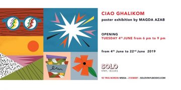 “Ciao Ghalikom” poster exhibition di Magda Azab