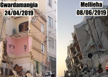 crollo palazzi edificio