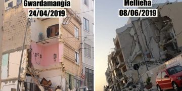 crollo palazzi edificio