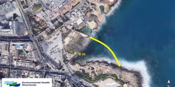 Divieto di balneazione a St Julian’s (Triq Wilġa) per deposito di liquami in mare