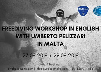 Workshop di apnea a Malta con Umberto Pelizzari