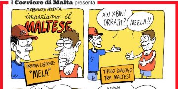 La satira di Michele Benincasa: Impariamo il maltese – prima lezione, “mela”