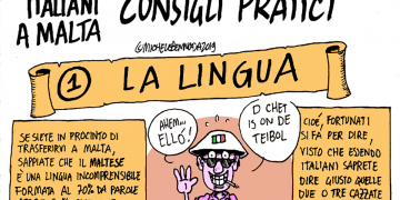 La satira di Michele Benincasa: Italiani a Malta – prima parte