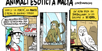 La satira di Michele Benincasa: Animali esotici a Malta