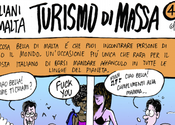 La satira di Michele Benincasa: italiani a Malta 4 — turismo di massa