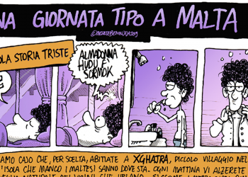 La satira di Michele Benincasa: una giornata tipo a Malta