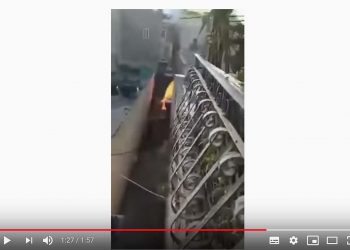 macchina in fiamme a zabbar