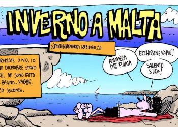 La satira di Michele Benincasa: Inverno a Malta