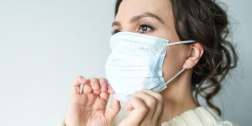 mascherina virus salute contagio epidemia