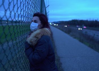 mascherina virus epidemia contagio