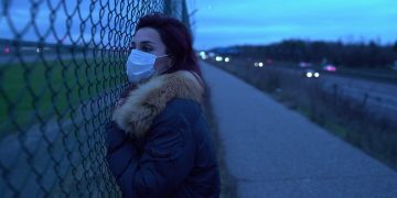 mascherina virus epidemia contagio