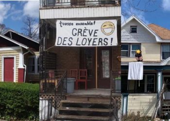 Lenzuola bianche alle finestre: dal Canada lo “sciopero dell’affitto”