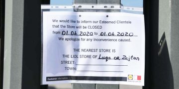 Coronavirus: chiuso il Lidl di Safi, dipendente trovato positivo al tampone