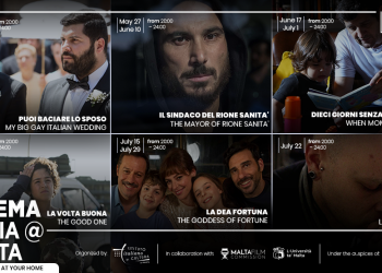 L’Istituto Italiano di Cultura presenta “Cinema Italia @ Malta 2020”: il cinema italiano a casa vostra