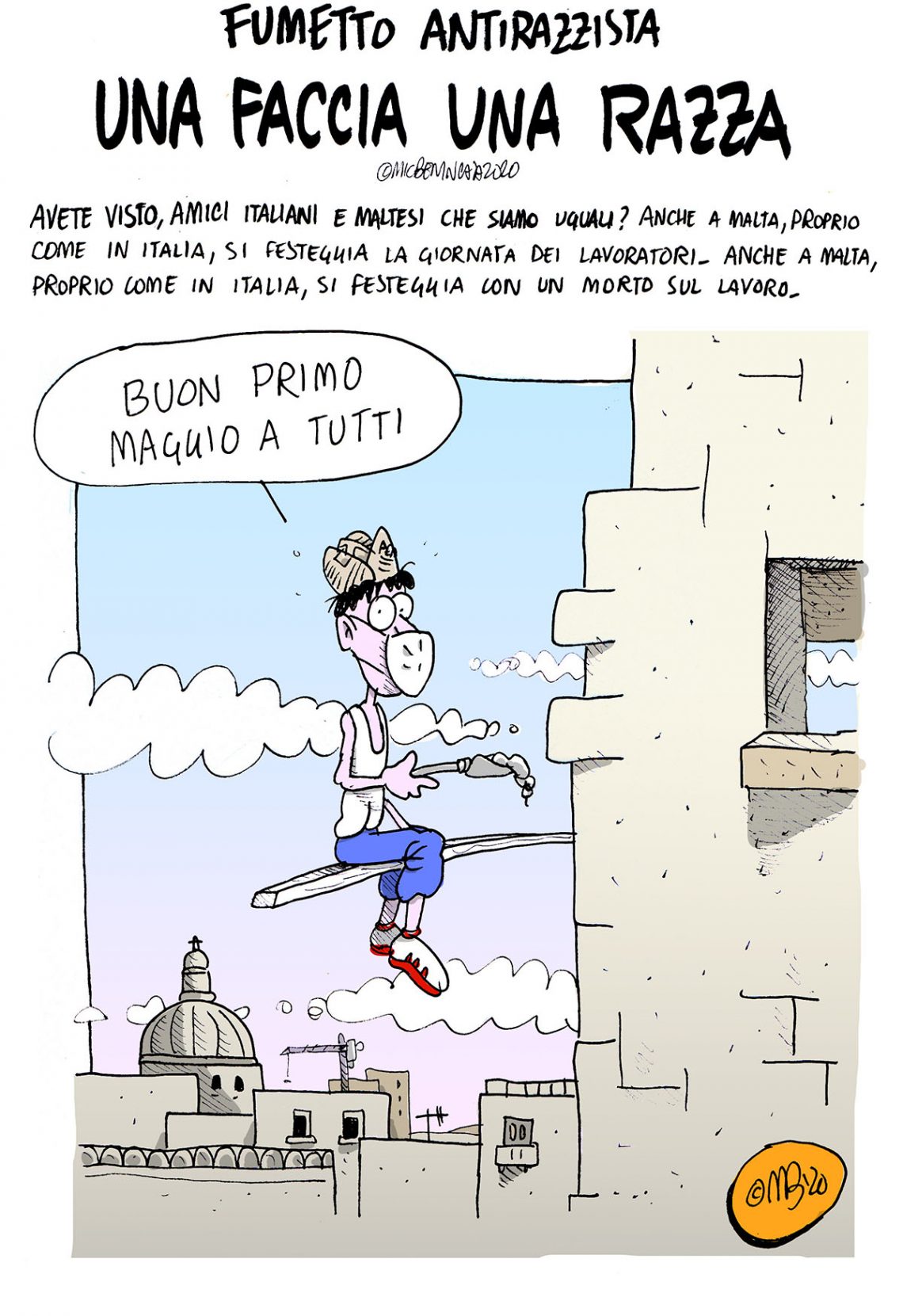 Satira Una faccia una razza Corriere di Malta