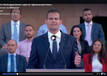 Robert Abela annuncia in conferenza stampa le nuove misure per rilanciare l’economia