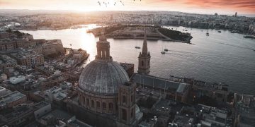 valletta panorama tetti grand harbour