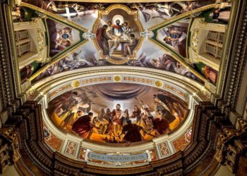 Nuovi affreschi nella chiesa parrocchiale di Floriana