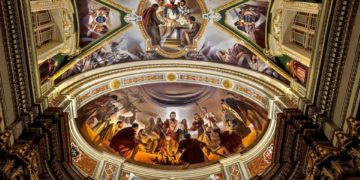 Nuovi affreschi nella chiesa parrocchiale di Floriana