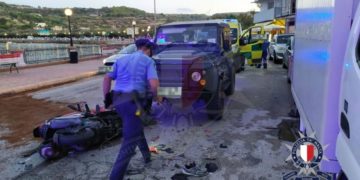 Incidente stradale mortale per un motociclista tedesco a Xemxija