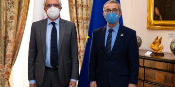 Visita di commiato dell’Ambasciatore d’Italia a Malta all’On. Ministro Evarist Bartolo