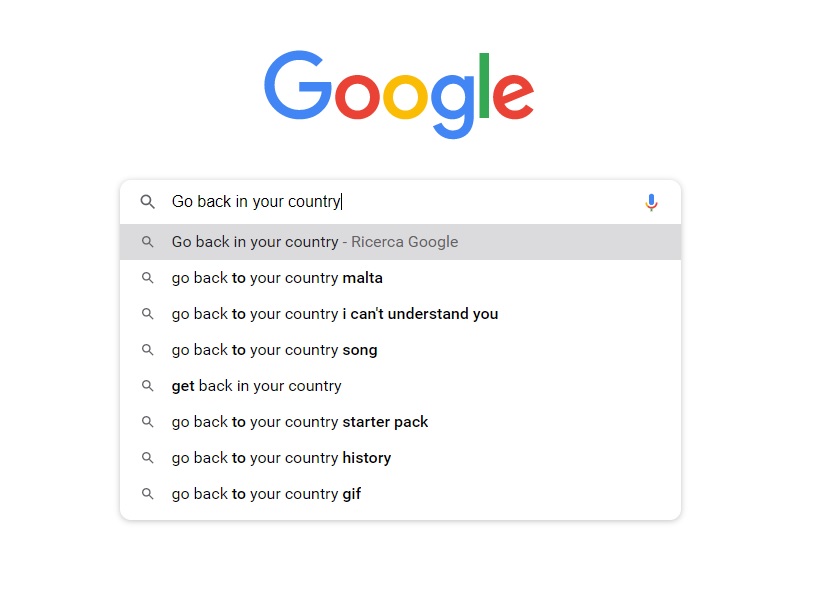 Go back in your country